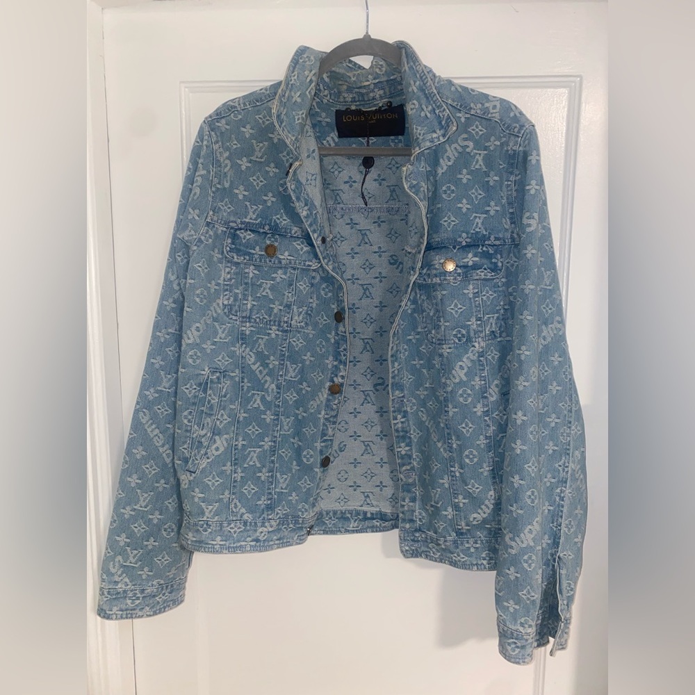 Monogram Light Blue Jean Jacket